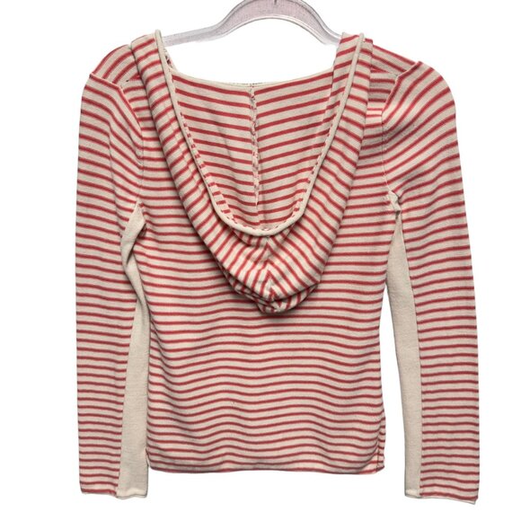 Roxy Thick Knit Sweater Hoodie with Pockets - Picture 4 of 8